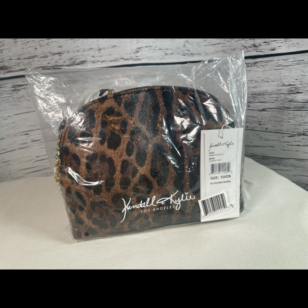 Kendall and Kylie leopard kids purse